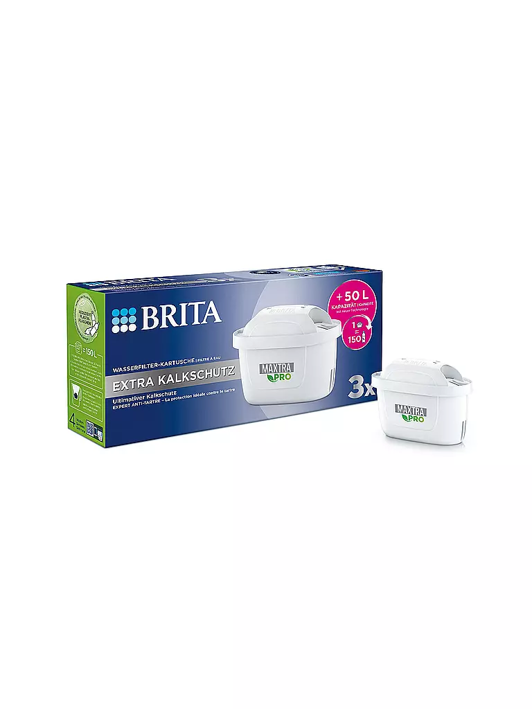 BRITA | Cartouches filtrantes MAXTRA PRO Extra Protection Anticalcaire | Blanc