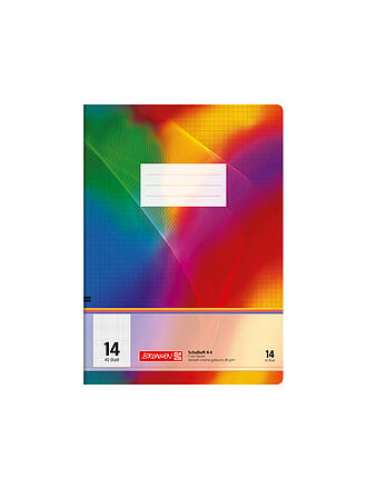 BRUNNEN VERLAG | Cahier A4 quadrillé 5mm 40 feuilles