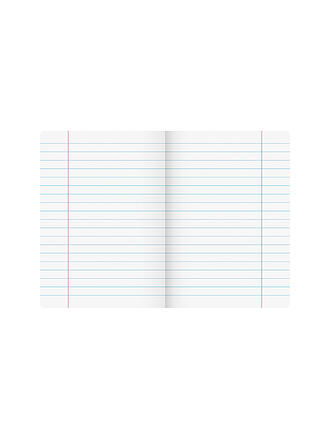 BRUNNEN VERLAG | Cahier A5 Ligné 10 mm 40 feuilles avec marge de correction