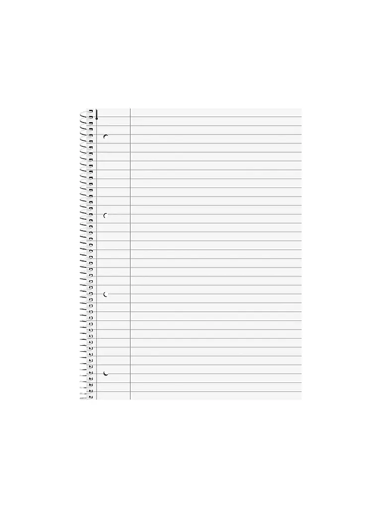 BRUNNEN VERLAG | Bloc-notes A4 - ligné | Aucune couleur