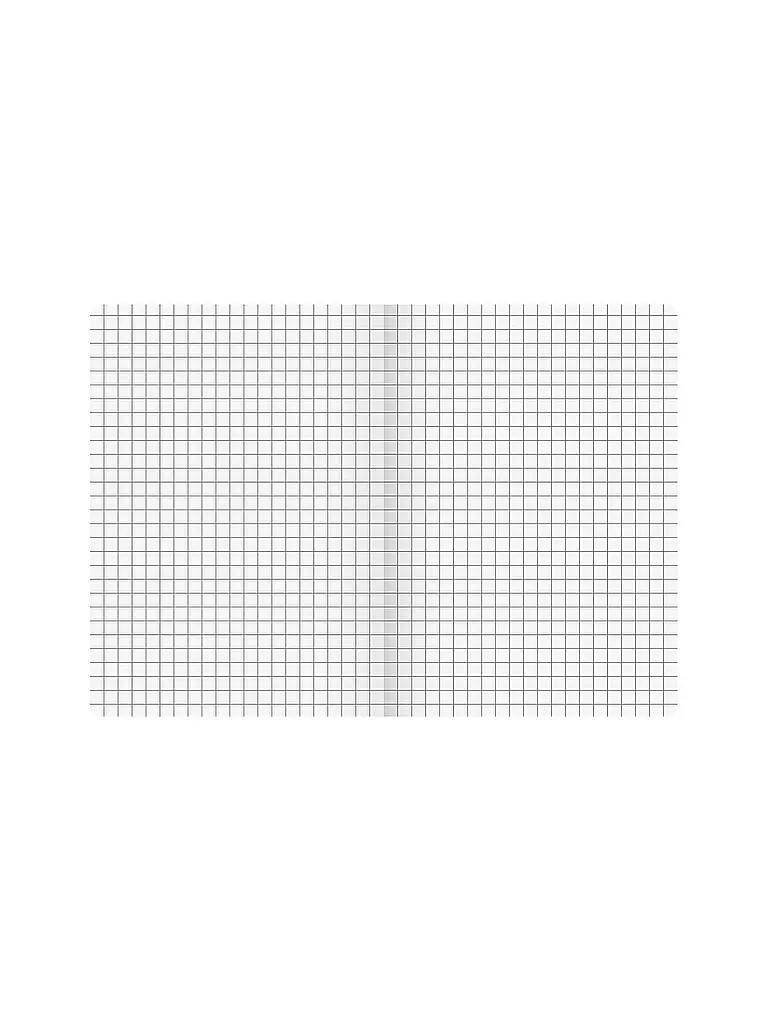BRUNNEN VERLAG | Cahier A4 quadrillé 5mm 20 feuilles | Aucune couleur