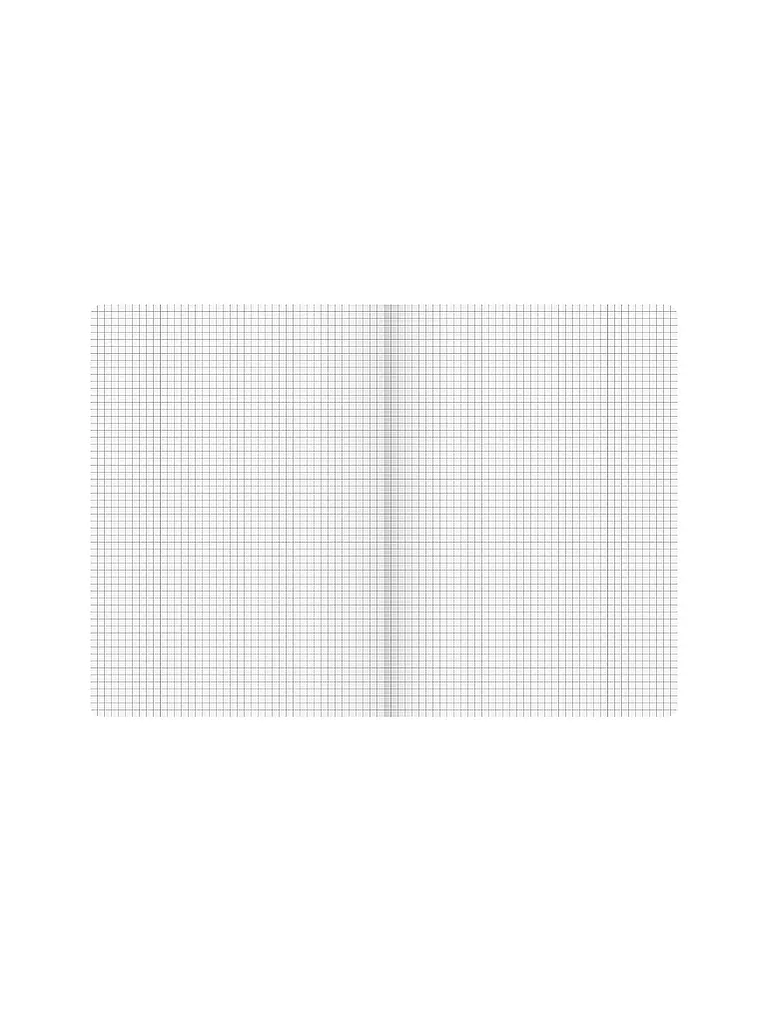 BRUNNEN VERLAG | Cahier A4 quadrillé 5mm 40 feuilles | Aucune couleur