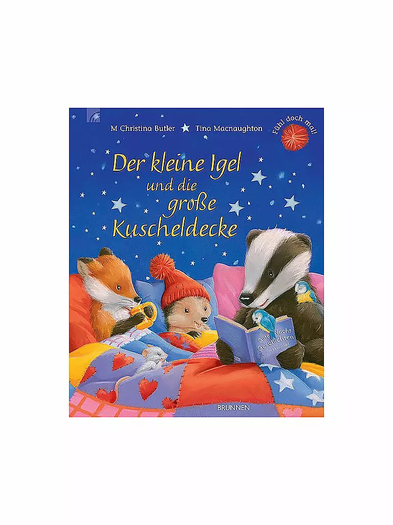 BRUNNEN VERLAG | Livre - Le petit hérisson et la grande couverture douillette | Aucune couleur
