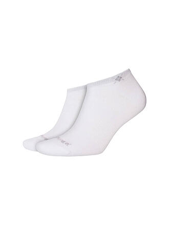 BURLINGTON | Chaussettes sneaker femme lot de 2 EVERYDAY 36-41 blanc