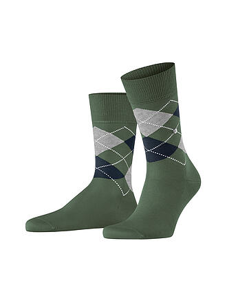 BURLINGTON | Chaussettes homme 40-46 MANCHESTER vert montagne