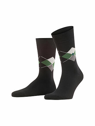 BURLINGTON | Chaussettes homme 40-46 MULTI KING noir