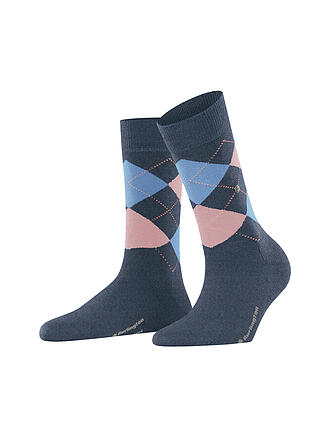 BURLINGTON | Chaussettes femme MARYLEBONE 36-41 bleu foncé chiné