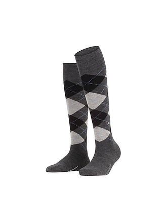 BURLINGTON | Chaussettes montantes femme MARYLEBONE 36-41 asphalt mel
