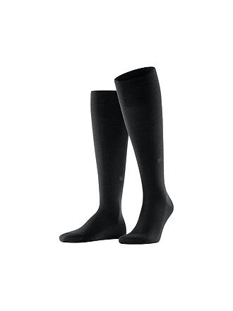 BURLINGTON | Chaussettes hautes pour homme LEEDS 40-46 noir