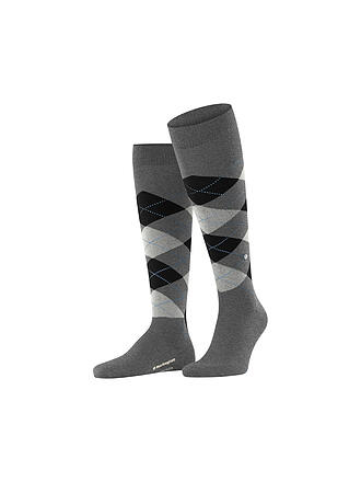 BURLINGTON | Chaussettes hautes homme EDINBURGH 40-46 asphalt mel