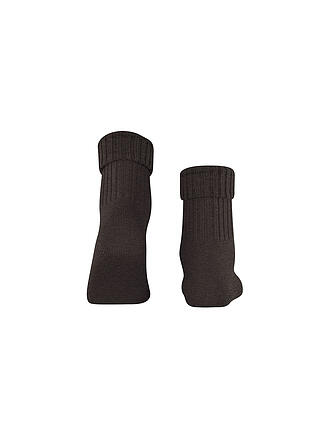 BURLINGTON | Chaussettes Femme PLYMOUTH 36-41 marron foncé