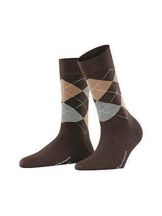 BURLINGTON | Chaussettes femme MARYLEBONE 36-41 marron foncé