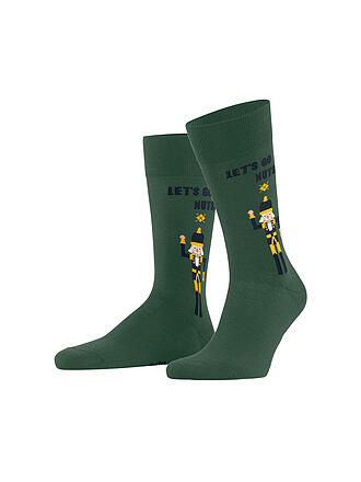 BURLINGTON | Nom du produit: Chaussettes Homme NUTTY NUTRACKER 40-46 eucalyptus