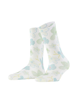 BURLINGTON | Chaussettes Femme GARDEN BLOOM 36-41 white