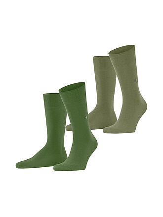 BURLINGTON | Chaussettes homme EVERYDAY lot de 2 40-46 cactus