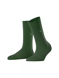 BURLINGTON | Chaussettes pour femmes BLOOMSBURY 36-41 caramel | Vert foncé