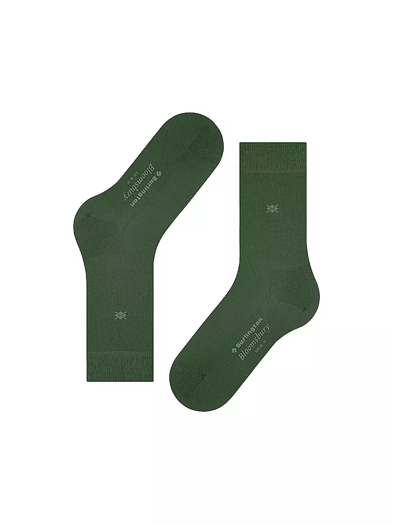 BURLINGTON | Chaussettes femme BLOOMSBURY 36-41 asparagus | dunkelgrün