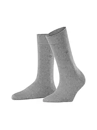 BURLINGTON | Chaussettes pour femmes BLOOMSBURY 36-41 caramel | Gris clair