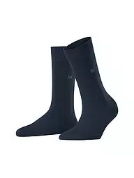 BURLINGTON | Chaussettes pour femmes BLOOMSBURY 36-41 caramel | Bleu foncé