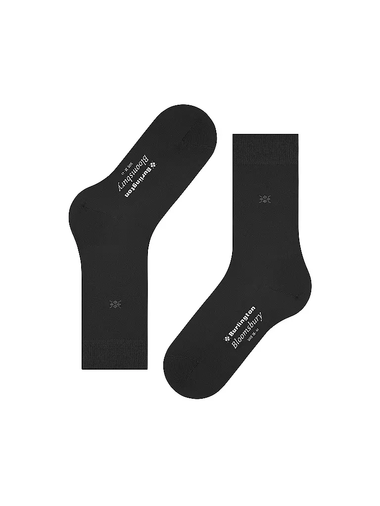 BURLINGTON | Chaussettes femme BLOOMSBURY 36-41 noir | 