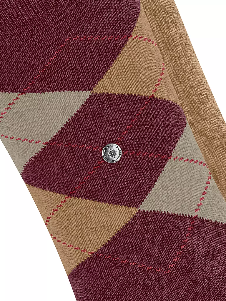 BURLINGTON | Chaussettes femme EVERYDAY, lot de 2, 36-41, vin | 
