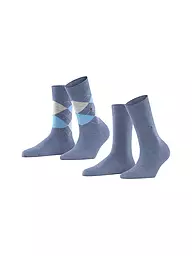 BURLINGTON | Chaussettes femme EVERYDAY, lot de 2 paires, 36-41 marine | Bleu