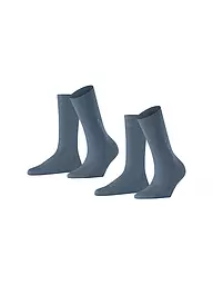 BURLINGTON | Chaussettes femme EVERYDAY, lot de 2 paires, 36-41 marine | Bleu