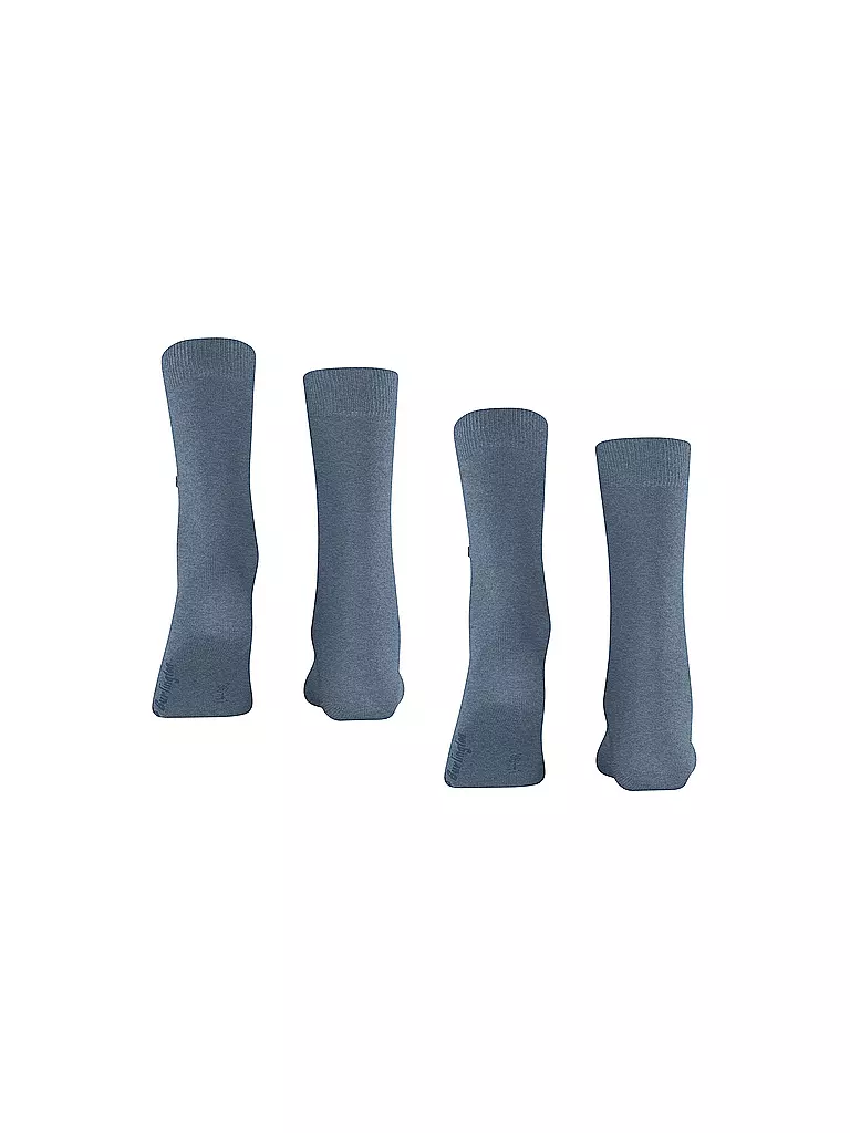 BURLINGTON | Chaussettes femme EVERYDAY, lot de 2 paires, 36-41 denim clair | 