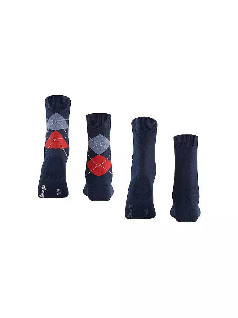 BURLINGTON | Chaussettes femme EVERYDAY, lot de 2 paires, 36-41 marine | 