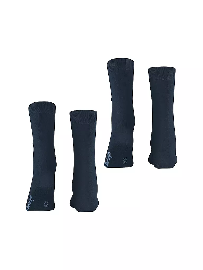 BURLINGTON | Chaussettes femme EVERYDAY, lot de 2 paires, 36-41 marine | 