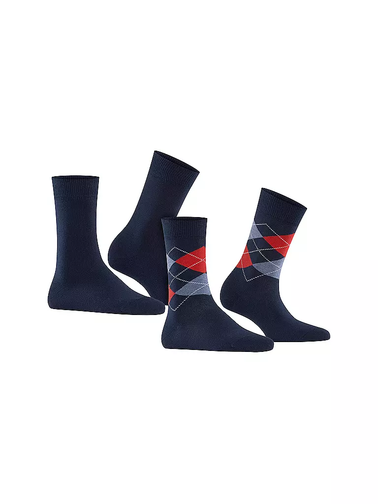 BURLINGTON | Chaussettes femme EVERYDAY, lot de 2 paires, 36-41 marine | 