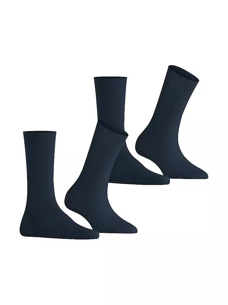 BURLINGTON | Chaussettes femme EVERYDAY, lot de 2 paires, 36-41 marine | 