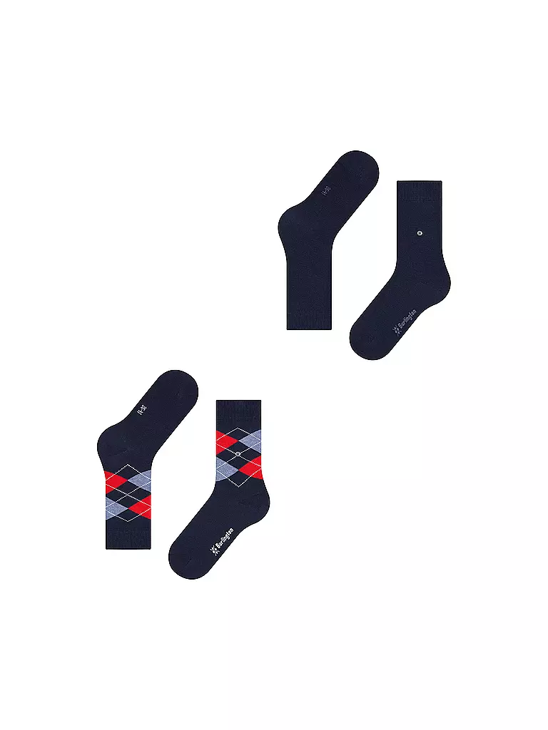 BURLINGTON | Chaussettes femme EVERYDAY, lot de 2 paires, 36-41 marine | 
