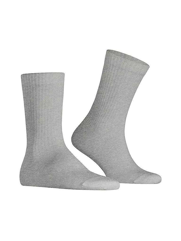BURLINGTON | Chaussettes Femme FLEET STREET 36-41 gris chiné clair | 