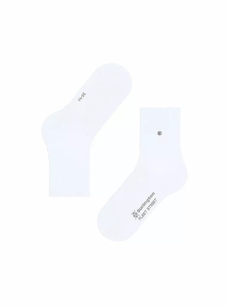 BURLINGTON | Chaussettes femme FLEET STREET 36-41 white | 