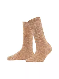 BURLINGTON | Chaussettes femme KNITTINGHAM 36-41 claret | Camel