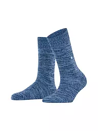 BURLINGTON | Chaussettes femme KNITTINGHAM 36-41 claret | Bleu