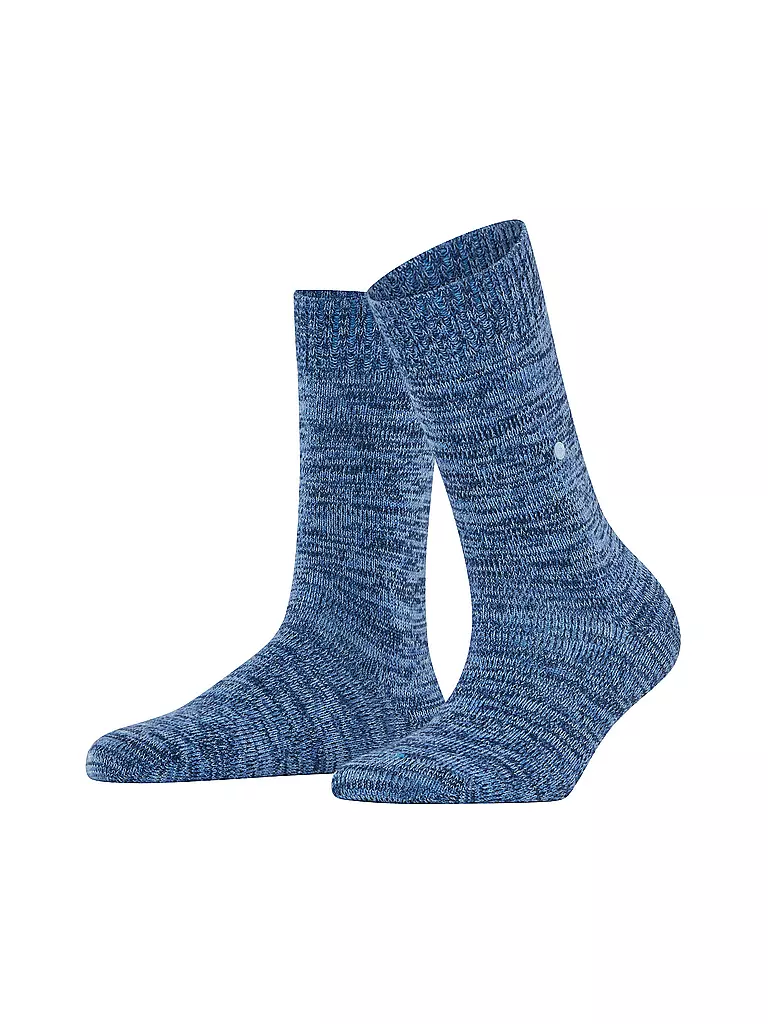 BURLINGTON | Chaussettes femme KNITTINGHAM 36-41 royal | blau