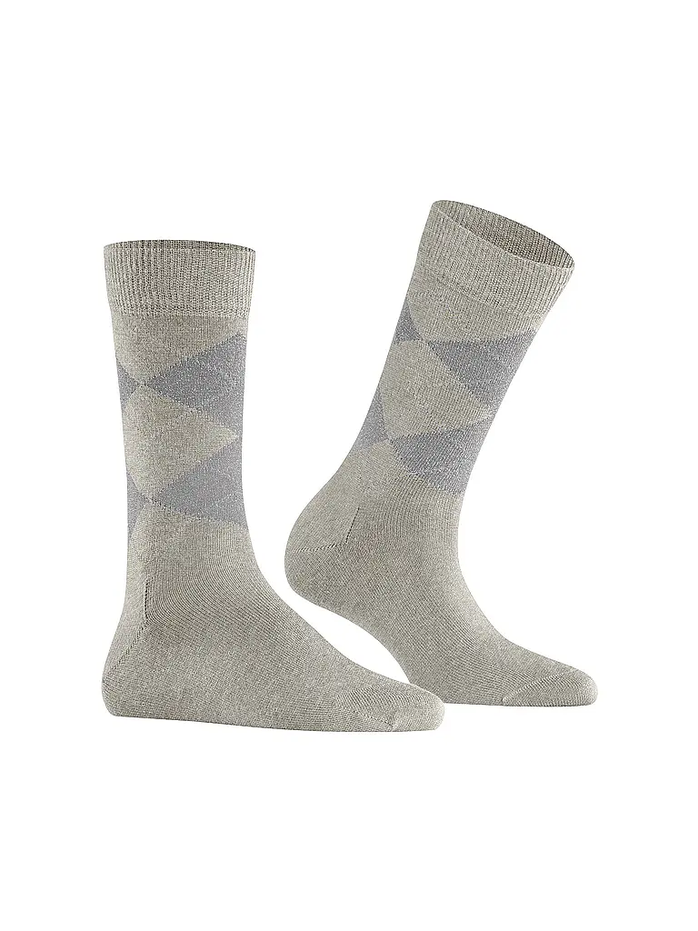 BURLINGTON | Chaussettes femme LUREX MARYLEBONE 36-41 gris clair | hellgrau