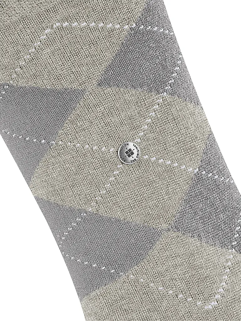 BURLINGTON | Chaussettes femme LUREX MARYLEBONE 36-41 gris clair | hellgrau