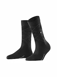 BURLINGTON | Chaussettes femme LUREX MARYLEBONE 36-41 gris clair | Noir