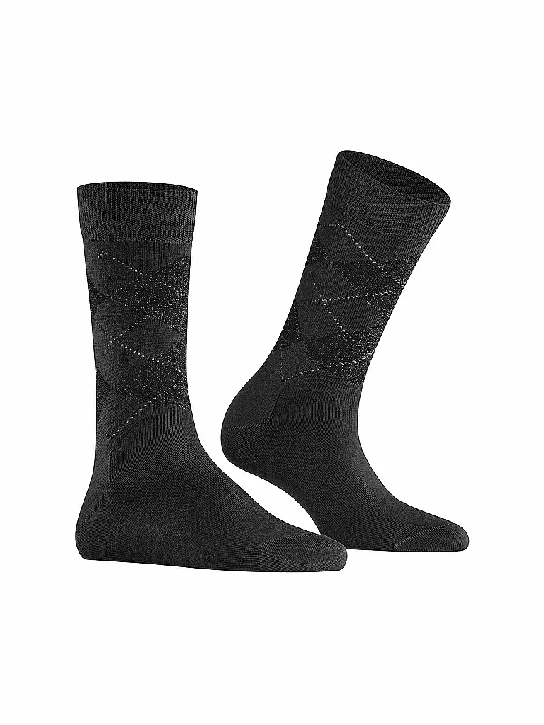 BURLINGTON | Chaussettes femme LUREX MARYLEBONE 36-41 noir | 