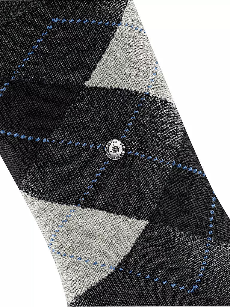 BURLINGTON | Chaussettes femme MARYLEBONE 36-41 asphalt mel | grau