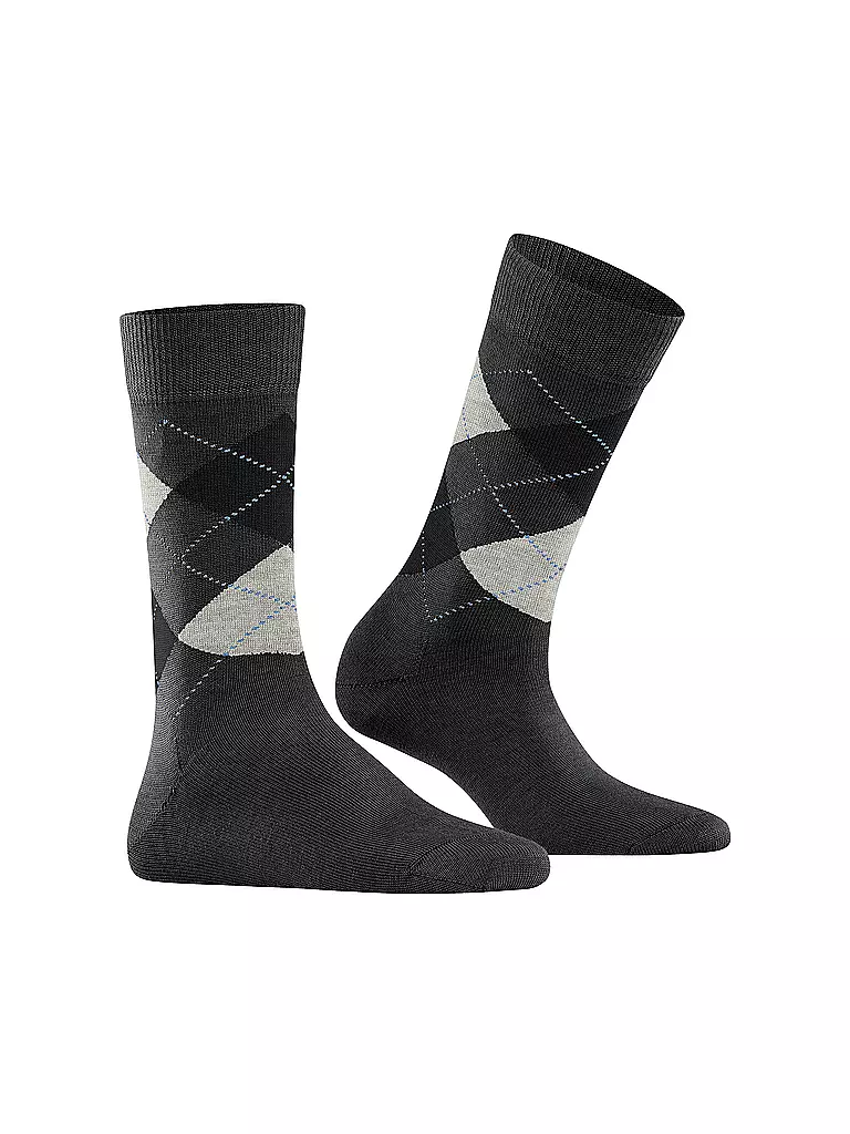 BURLINGTON | Chaussettes femme MARYLEBONE 36-41 asphalt mel | grau