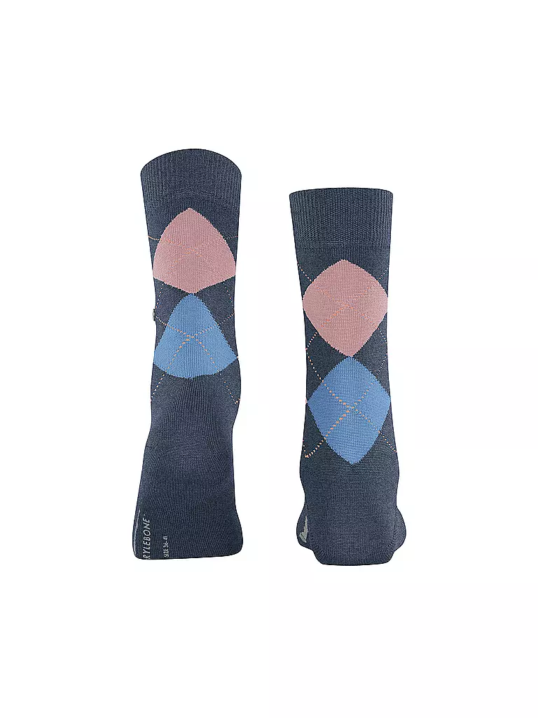 BURLINGTON | Chaussettes femme MARYLEBONE 36-41 bleu foncé chiné | 