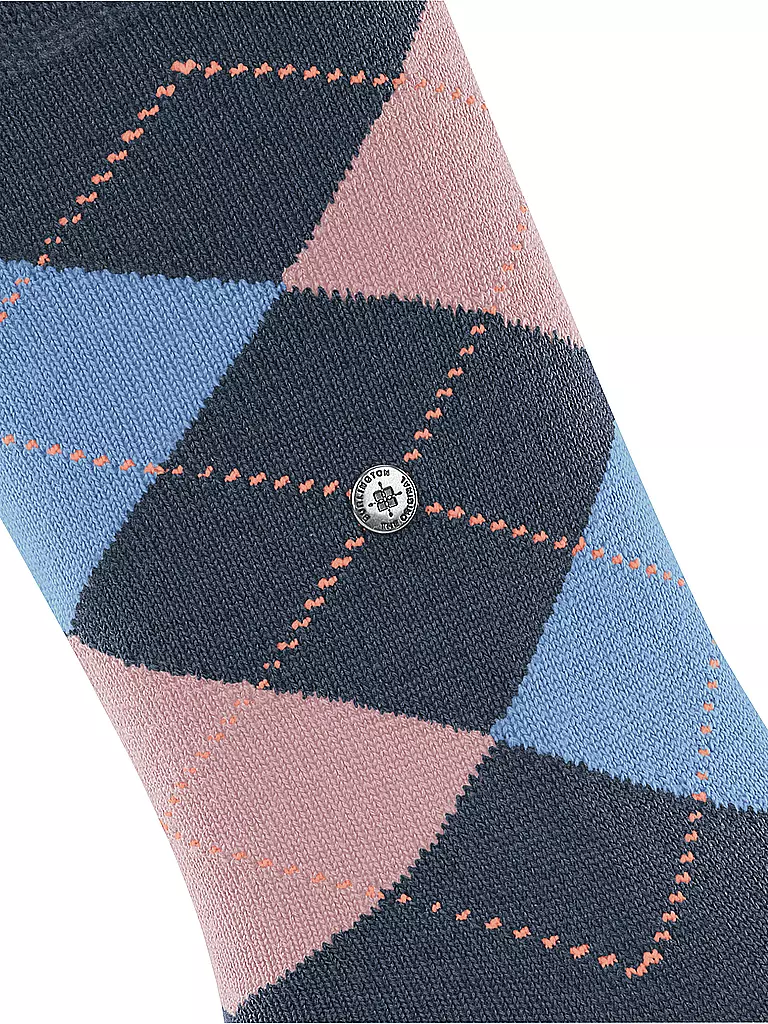 BURLINGTON | Chaussettes femme MARYLEBONE 36-41 bleu foncé chiné | 