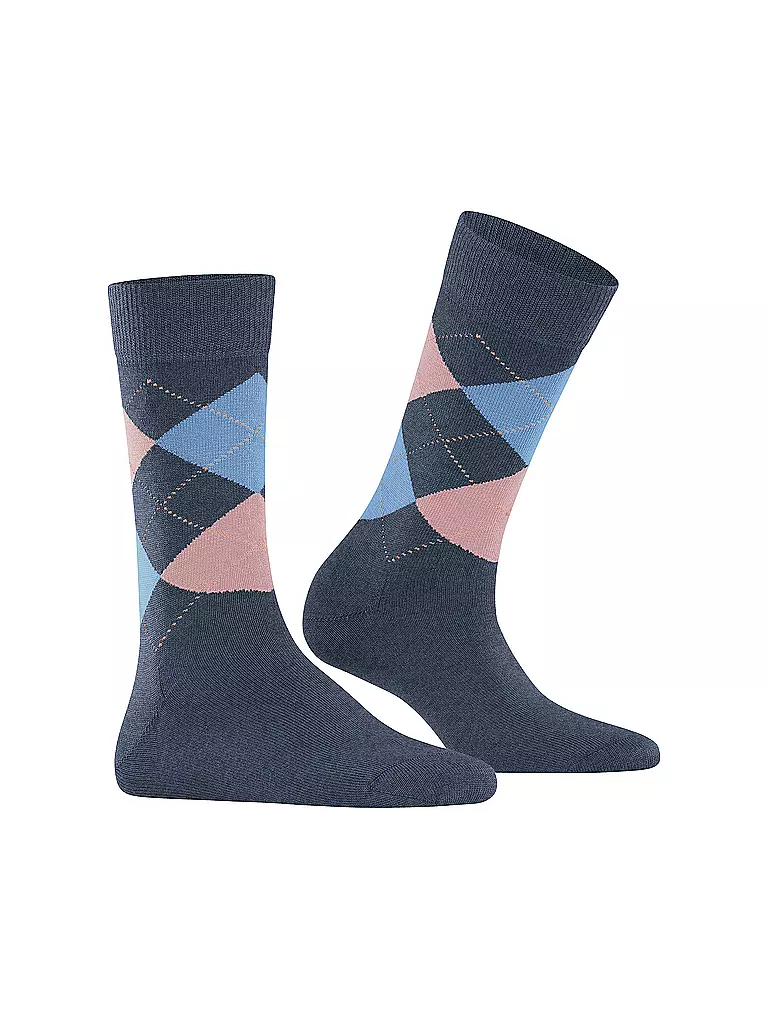 BURLINGTON | Chaussettes femme MARYLEBONE 36-41 bleu foncé chiné | 