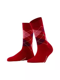 BURLINGTON | Chaussettes femme MARYLEBONE 36-41 sauge | Rouge