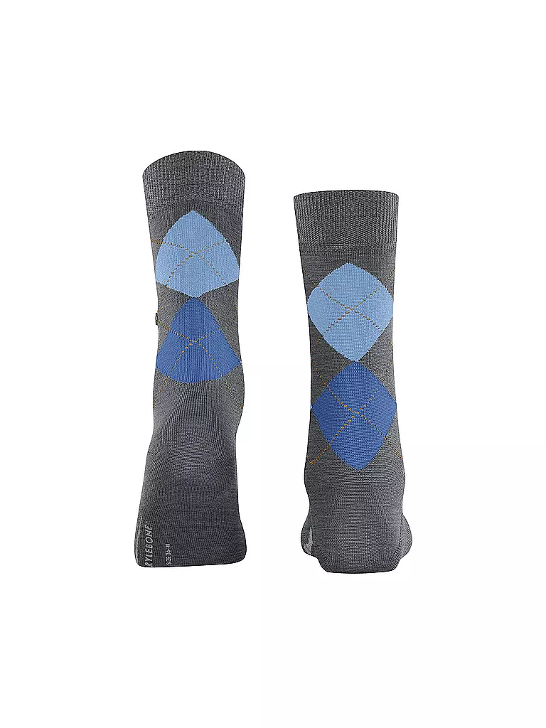 BURLINGTON | Chaussettes femme MARYLEBONE 36-41 gris foncé | 
