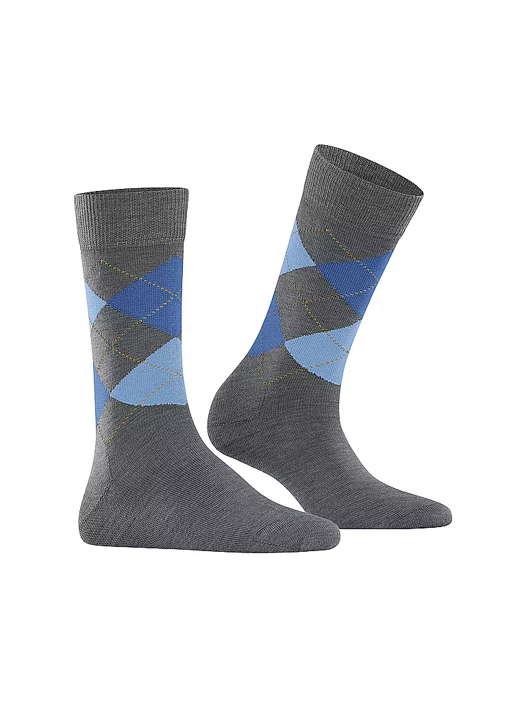 BURLINGTON | Chaussettes femme MARYLEBONE 36-41 gris foncé | 